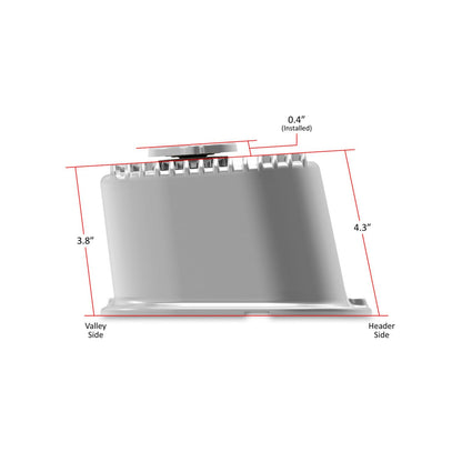 Tall M/T Valve Covers for Big Block Chevy Engines Cast Aluminum Tall M/T Valve Cover for BBC Engines, Natural Finish Holley-6