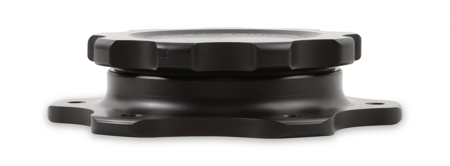 Equipped Billet Fuel Cell Cap 6-Bolt Flange Holley-1