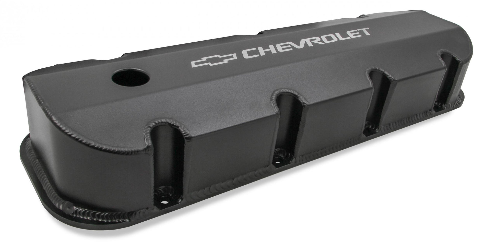 GM Licensed Valve Cover Track Series BBC Fabricated Aluminum 1965-2000 Chevrolet 396-454 Big Block 1/4 Thick Billet Rail Holley-4