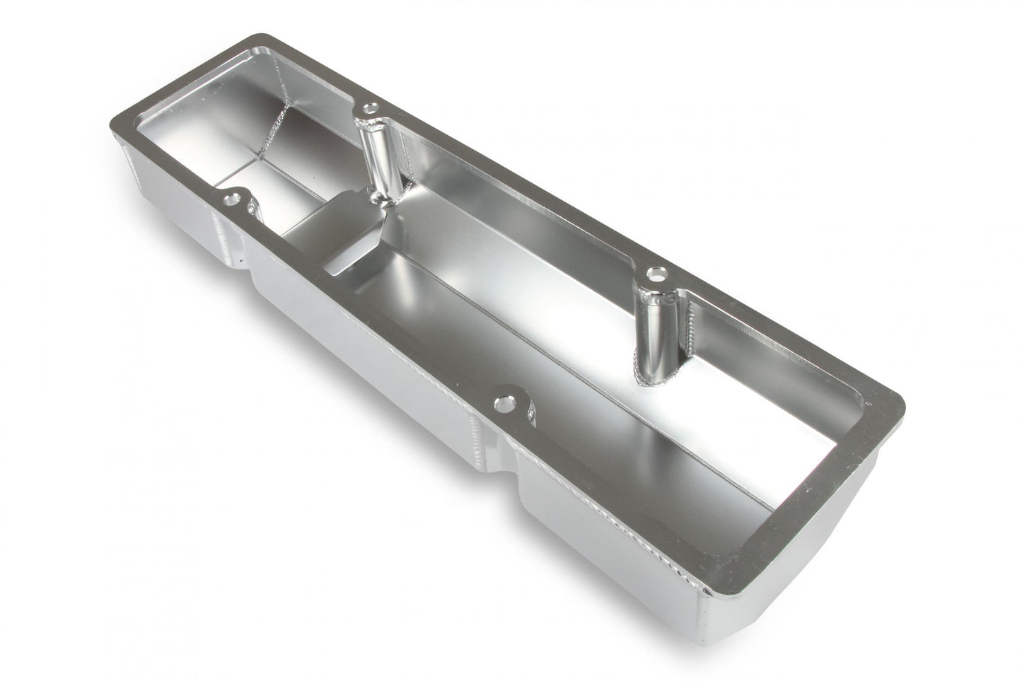 GM Licensed Valve Cover Track Series SBC Fabricated Aluminum Perimeter Bolt 1958-1986 Chevrolet Small Block 283-400 Cubic Inch Flat Top Holley-10