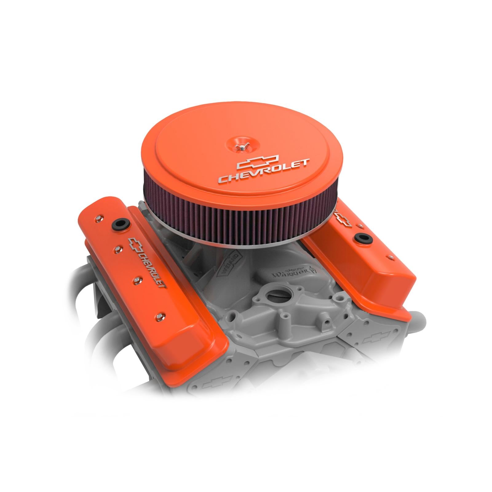 GM Licensed Valve Cover Muscle Series SBC Center Bolt Machined Small Block Chevrolet ZZ6/Vortec Emissions Provision Holley-4