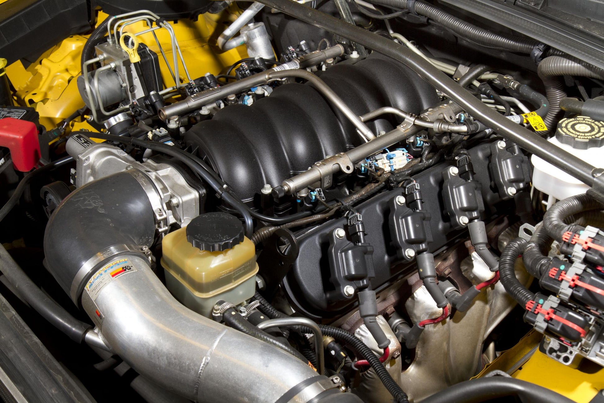 LS Valve Covers Polished Standard Height LS Valve Covers W/ Coil Mounting Posts, Cast Aluminum Polished Finish Holley-5