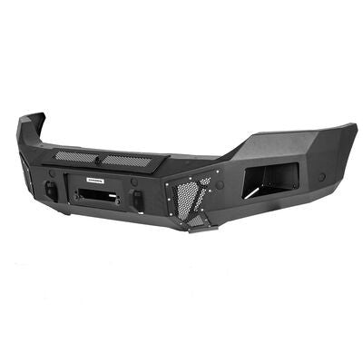 BR6 Front Bumper Replacement Textured Black 2013-2018 Ram 1500 Go Rhino-2