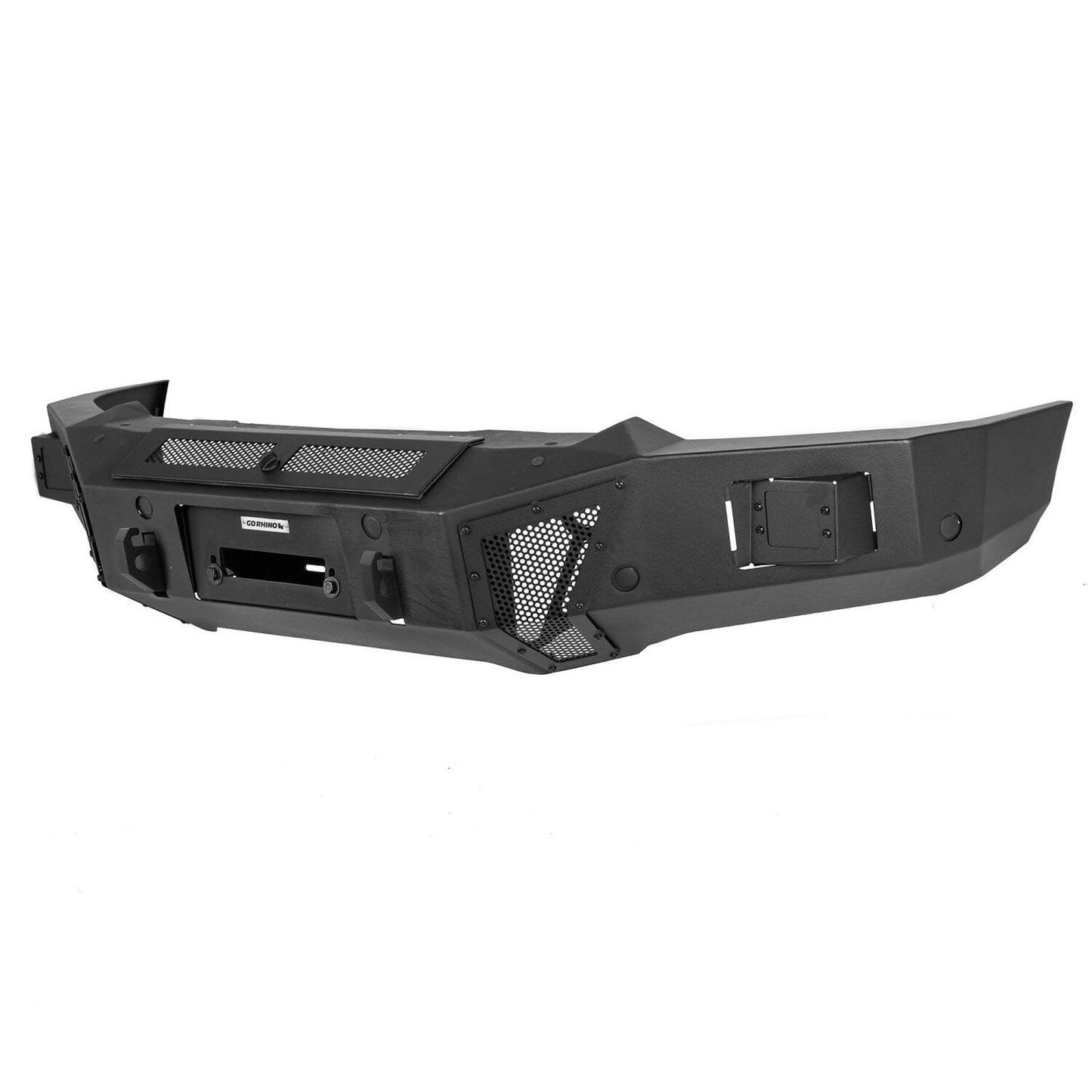 BR6 Front Bumper Replacement Textured Black 2019-2024 Ram 1500 Go Rhino-1