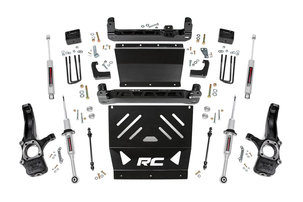Rough Country 6 Inch Suspension Lift Kit Lifted Struts 15-22 Canyon/Colorado 2WD/4WD Rough Country