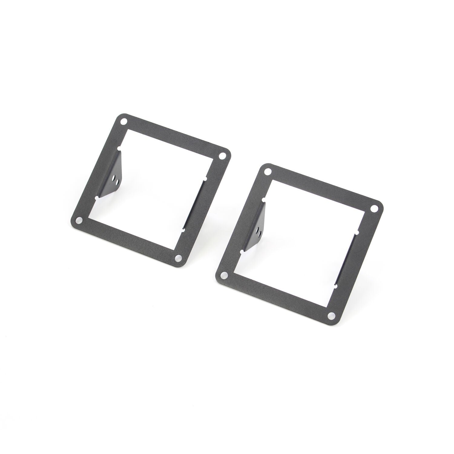 BR6/BR11 Light Plates Textured Black Designed for Rigid D-Series Dually 2010-2018 Dodge Ram 2500/3500 Go Rhino-2