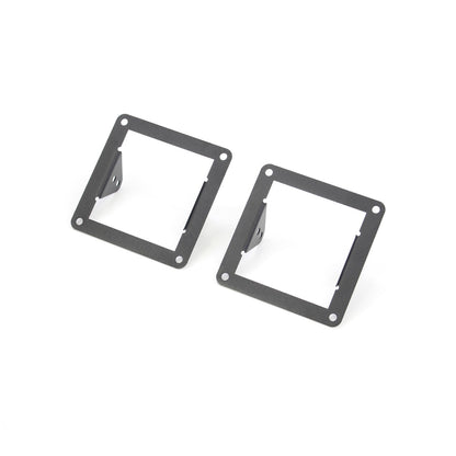 BR6/BR11 Light Plates Textured Black Designed for Rigid D-Series Dually 2010-2018 Dodge Ram 2500/3500 Go Rhino-2