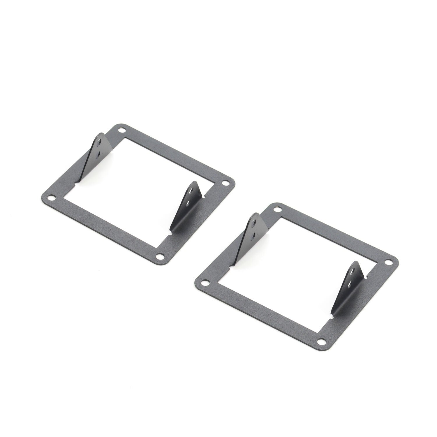 BR6/BR11 Light Plates Textured Black Designed for Rigid D-Series Dually 2010-2018 Dodge Ram 2500/3500 Go Rhino-3
