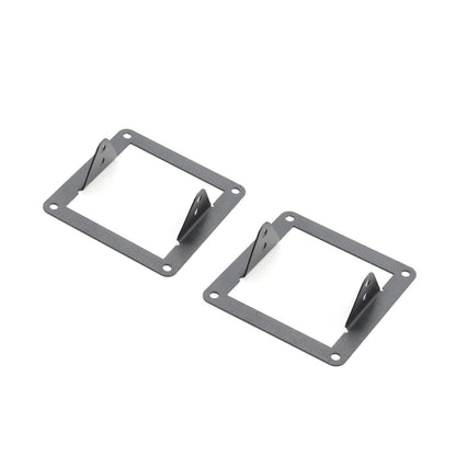 BR6/BR11 Light Plates Textured Black Designed for Rigid D-Series Dually 2010-2018 Dodge Ram 2500/3500 Go Rhino-3