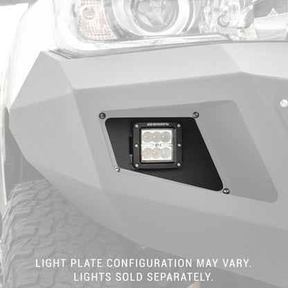 BR6/BR11 Light Plates Textured Black Designed for Par# 751002 2010-2018 Dodge Ram 2500/3500 Without Park Sense Go Rhino-2
