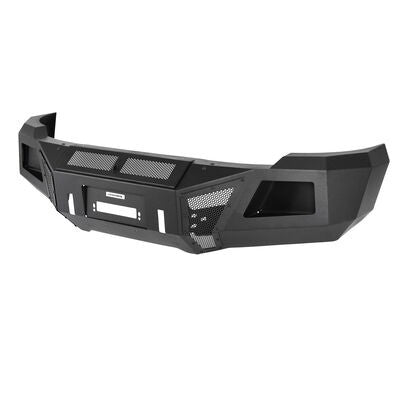 BR11 Front Bumper Replacement Textured Black 2011-2014 Silverado 2500/3500 HD Go Rhino-1