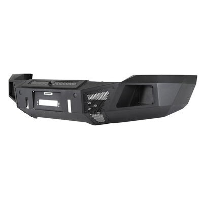 BR6 Front Bumper Replacement Textured Black 2014-2015 Silverado 1500 Go Rhino-1