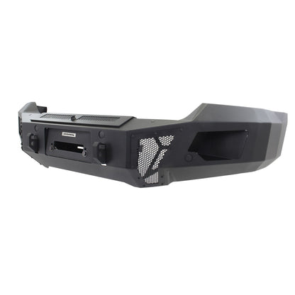 BR6 Front Bumper Replacement Textured Black 2016-2018 Silverado 1500 Go Rhino-2