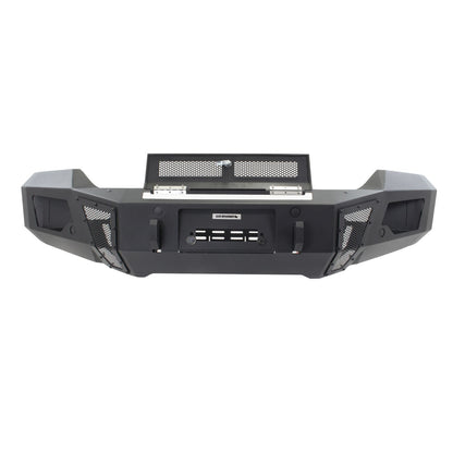 BR6 Front Bumper Replacement Textured Black 2016-2018 Silverado 1500 Go Rhino-3