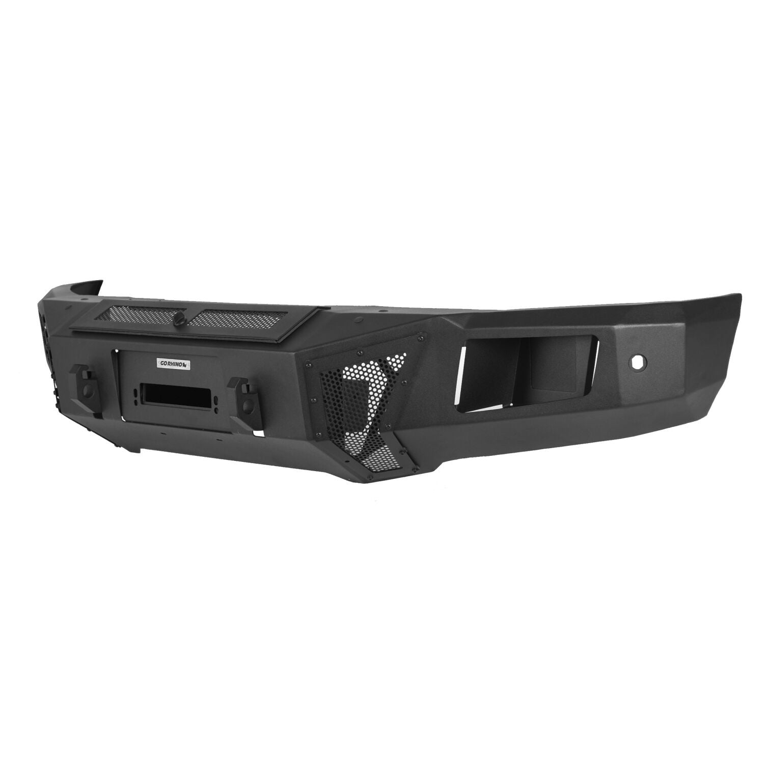 BR6 Front Bumper Replacement Textured Black 2014-2021 Toyota Tundra Go Rhino-3