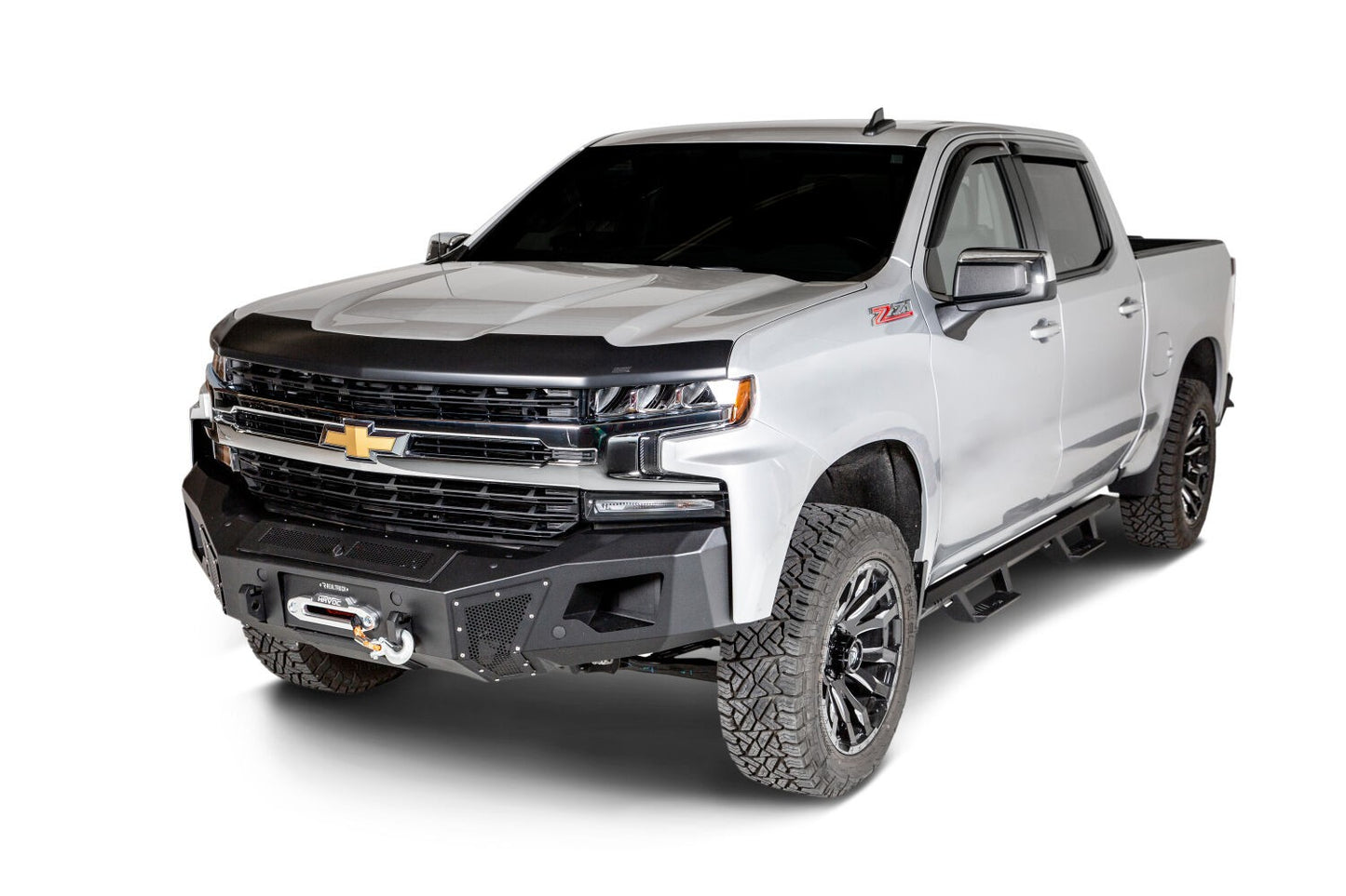 BR6 Front Bumper Replacement Textured Black 2019-2021 Silverado 1500 2022-2022 Silverado 1500 LTD Go Rhino-2
