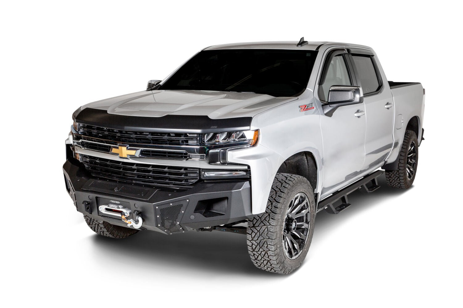 BR6 Front Bumper Replacement Textured Black 2019-2021 Silverado 1500 2022-2022 Silverado 1500 LTD Go Rhino-2
