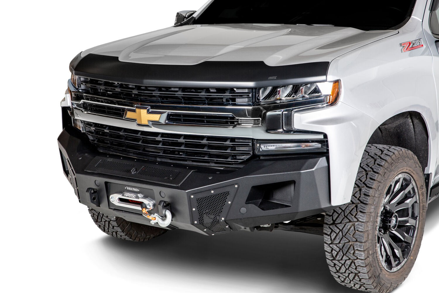 BR6 Front Bumper Replacement Textured Black 2019-2021 Silverado 1500 2022-2022 Silverado 1500 LTD Go Rhino-3