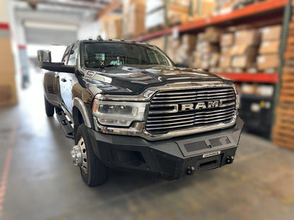 BR11 Front Bumper Replacement Textured Black 2019-2024 Ram 2500/3500 Go Rhino-1