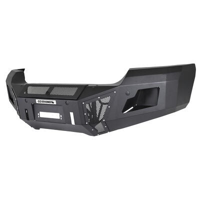 BR11 Front Bumper Replacement Textured Black 2015-2019 Sierra 2500/3500 HD Go Rhino-1