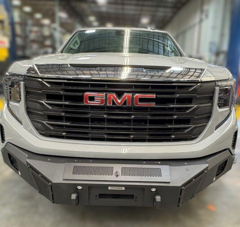 BR11 Front Bumper Replacement Textured Black 2020-2026 Silverado 2500/3500 HD Go Rhino-1