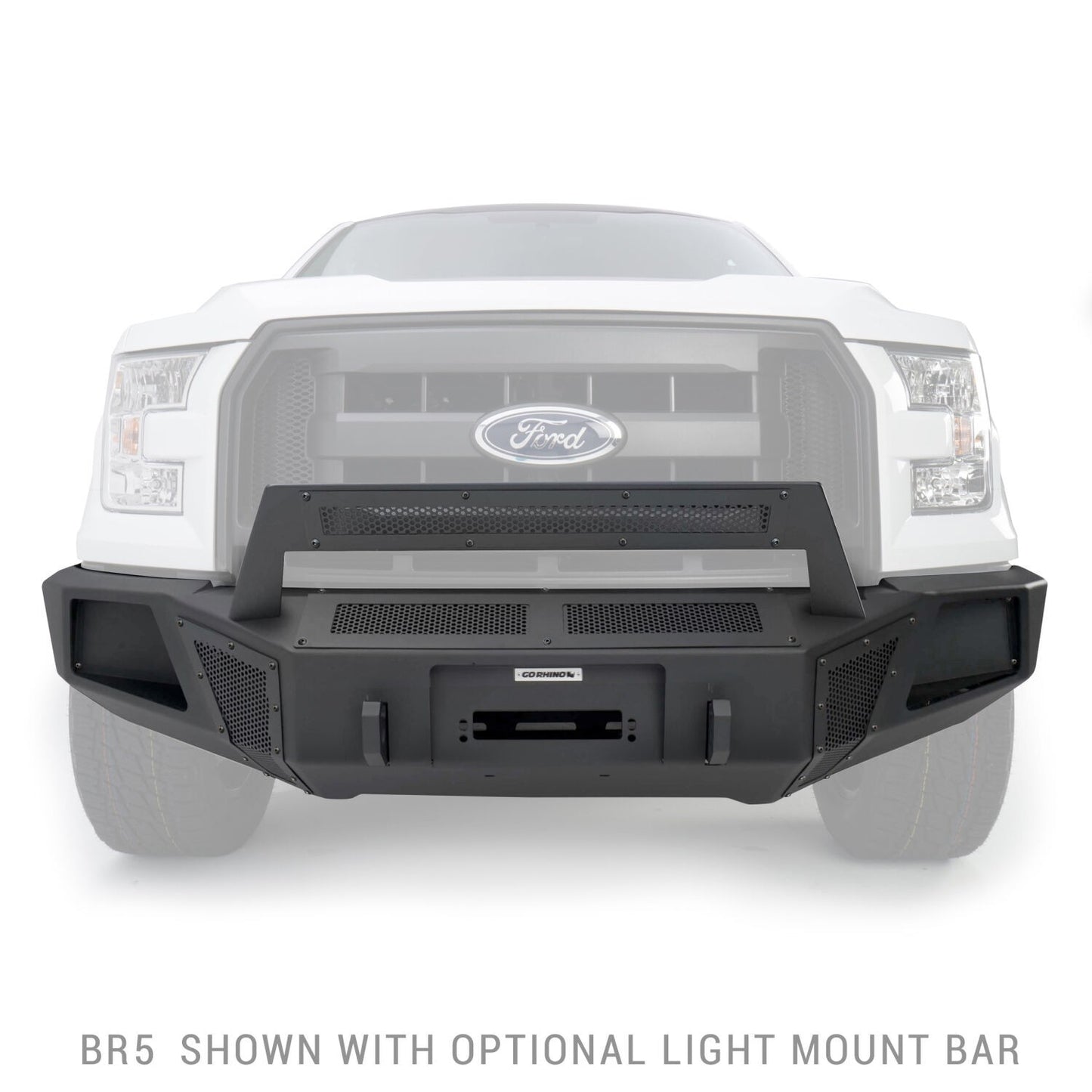 BR5 Front BR Bumper for Ford F 150 Black 2015-2017 Ford F-150 Go Rhino-7
