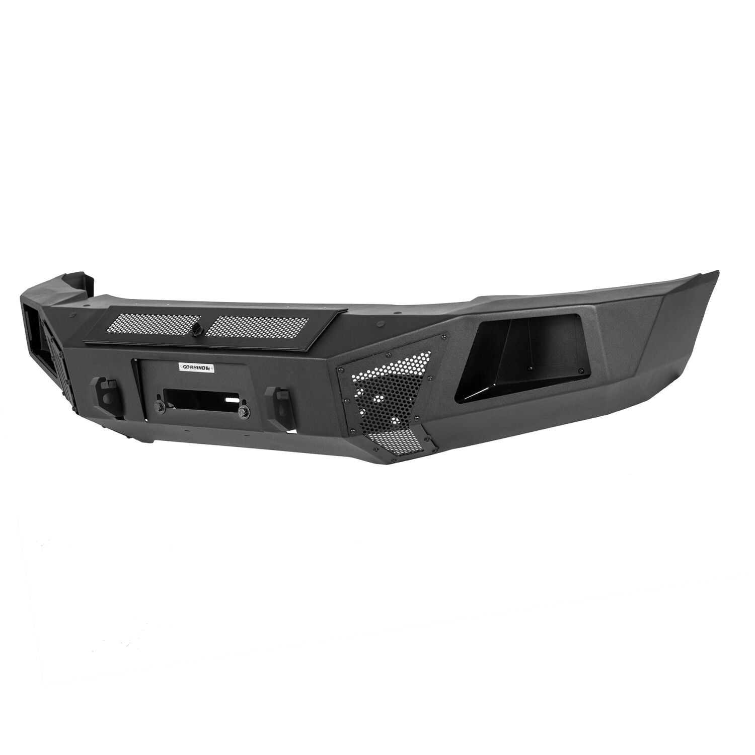 BR6 Front Bumper Replacement Textured Black 2015-2017 Ford F-150 Go Rhino-1