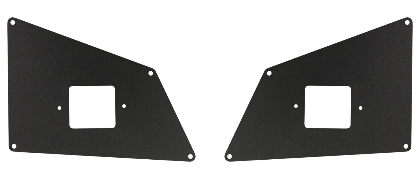 BR5 Light Plates Textured Black Ford Rigid Industries Ignite lights 2016-2023 Toyota Tacoma Go Rhino