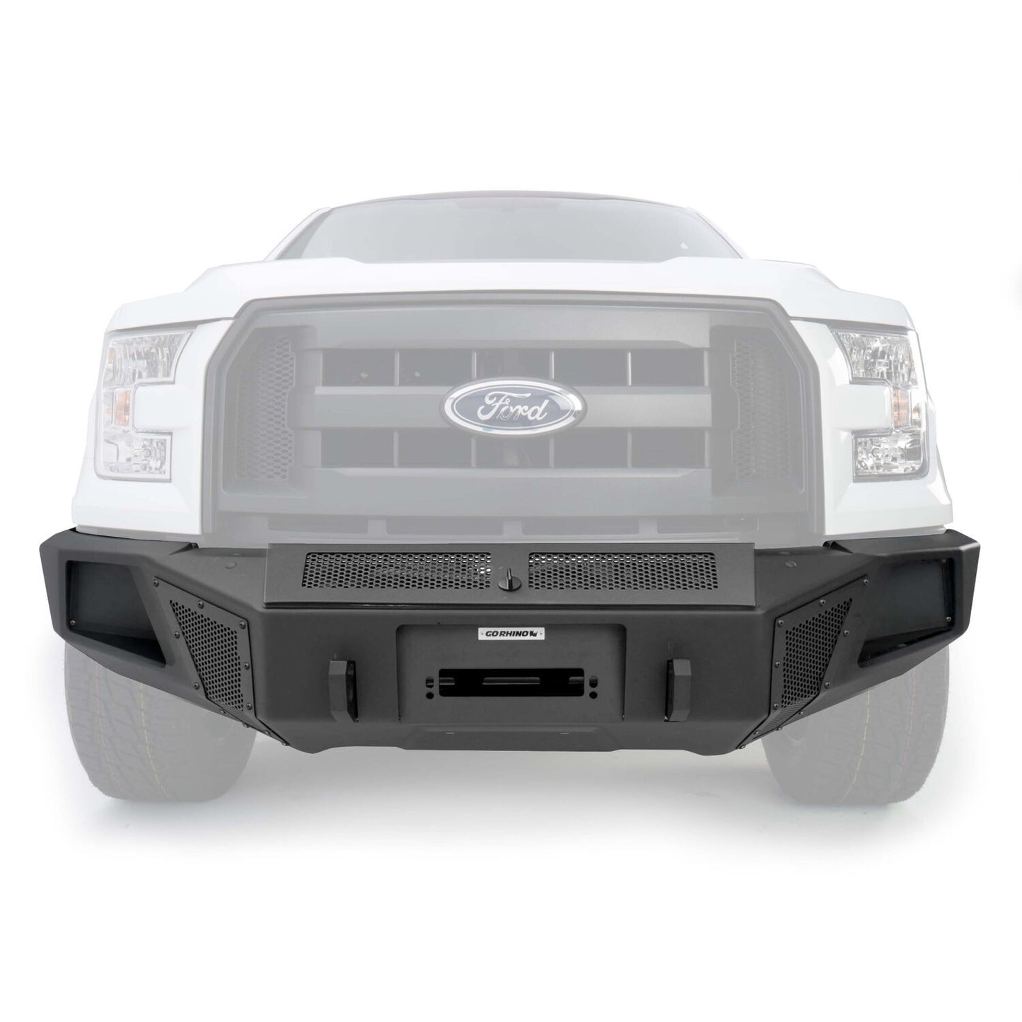 BR5.5 Winch Ready Front BR Bumper for Ford F 150 Textured Black 2018-2020 Ford F-150 Go Rhino-5