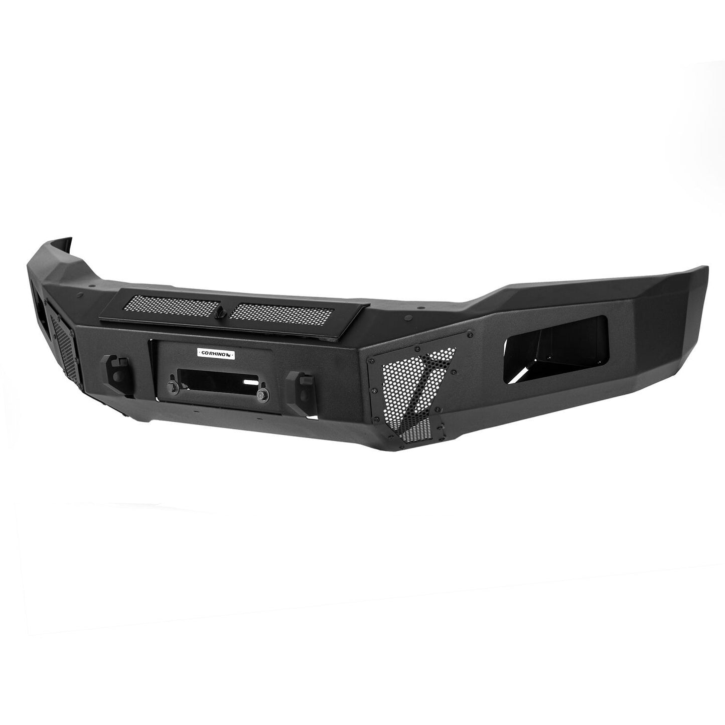 BR6 Front Bumper Replacement Textured Black 2018-2020 Ford F-150 Go Rhino-4