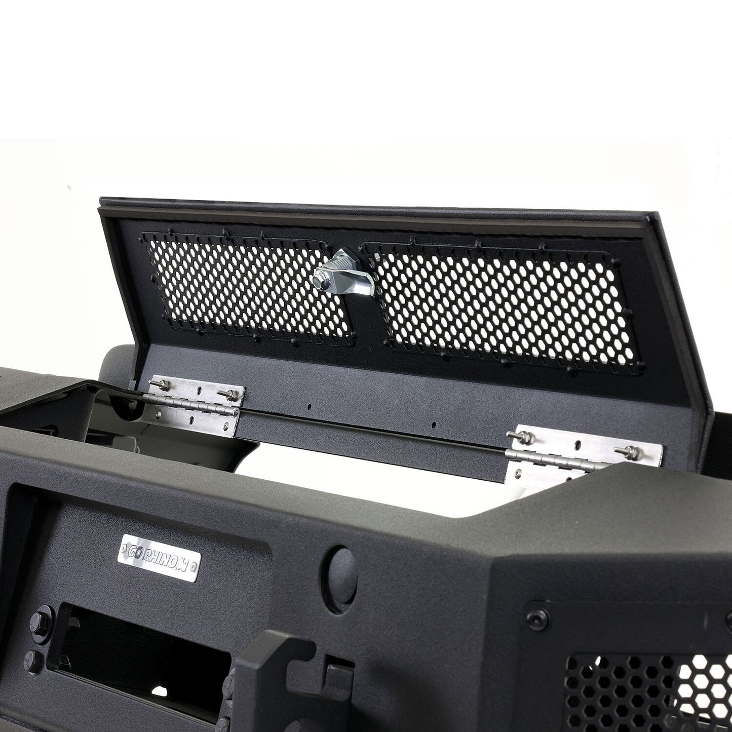 BR6 Winch Ready Front Bumper for Ford F 150 Textured Black 2021-2023 Ford F-150 Go Rhino-1