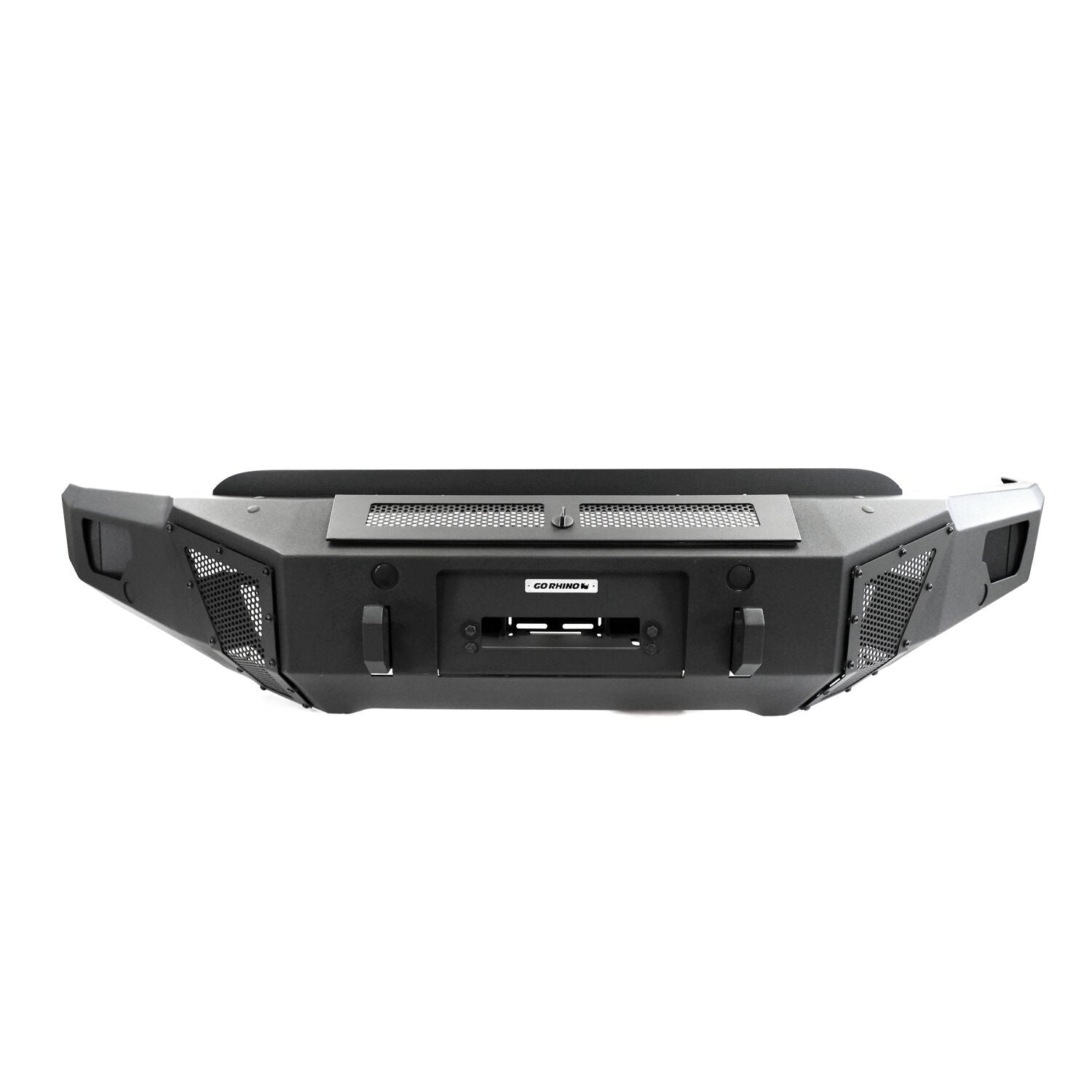 BR6 Winch Ready Front Bumper for Ford F 150 Textured Black 2021-2023 Ford F-150 Go Rhino-5