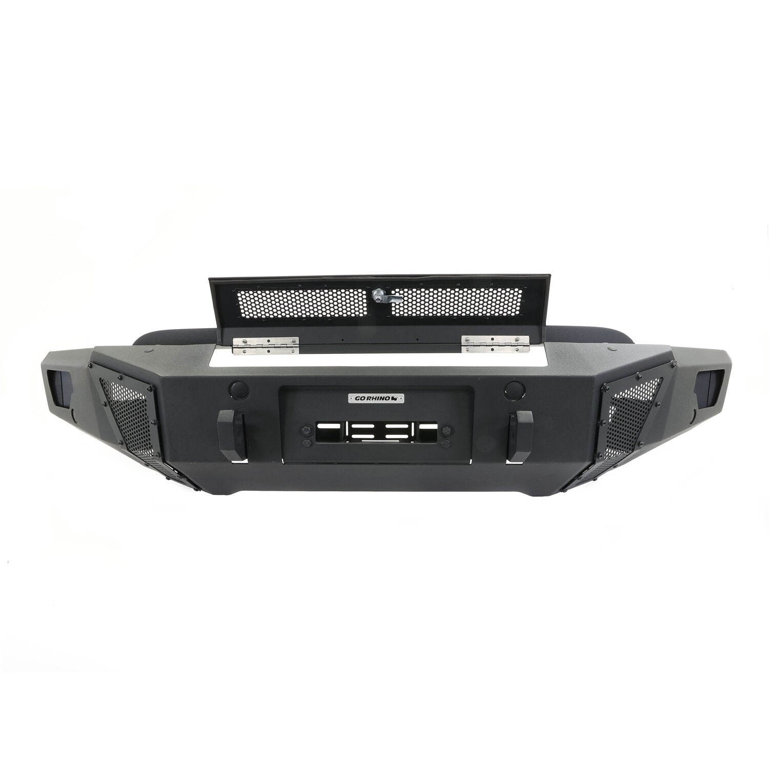 BR6 Winch Ready Front Bumper for Ford F 150 Textured Black 2021-2023 Ford F-150 Go Rhino-6