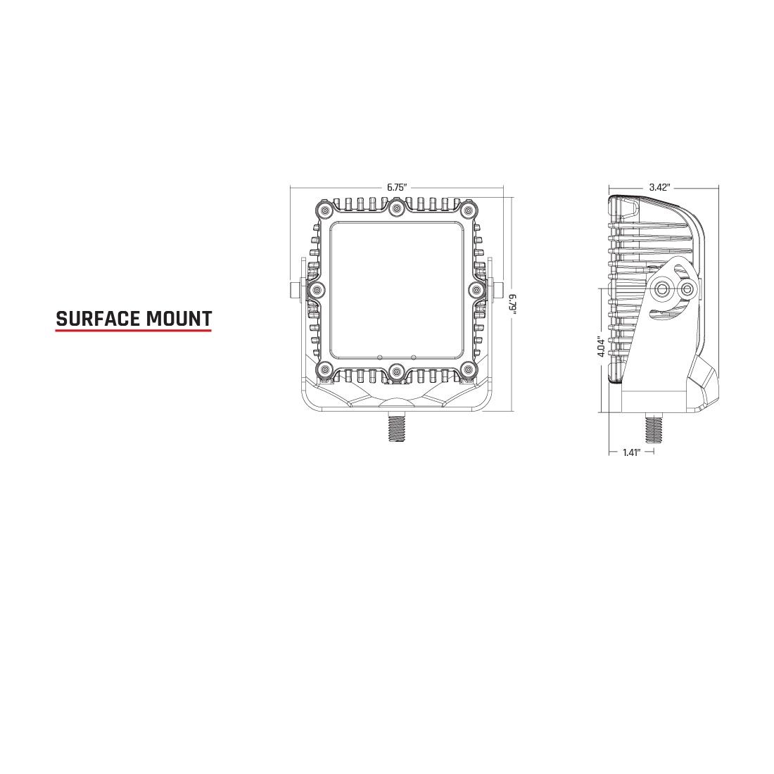 Spot Black Housing Q-Series Pro Rigid Industries-2