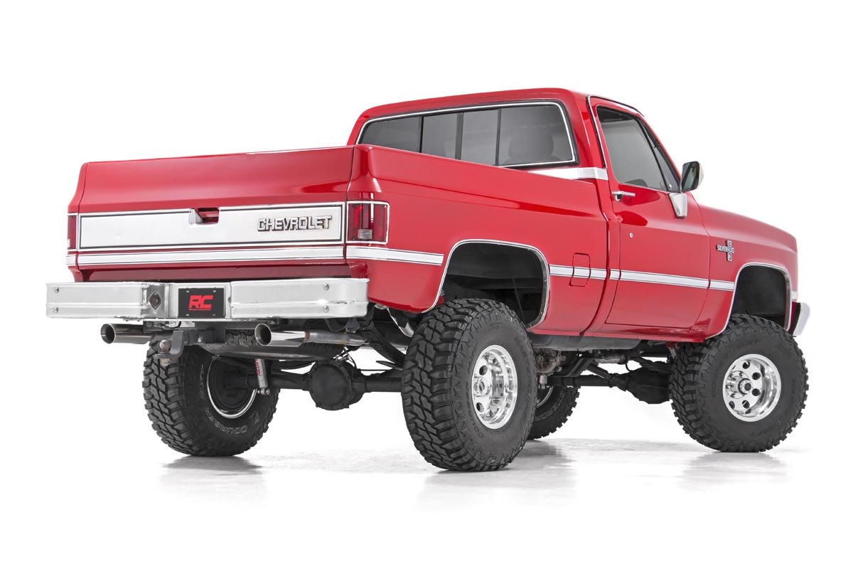 Rough Country 4 Inch Suspension Lift System 52 Inch Rear Springs 77-91 C10/K10/K5 Blazer/C15/K15 Suburban/Jimmy Rough Country