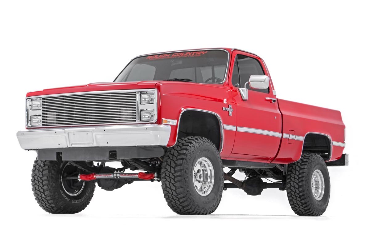 4 Inch Suspension Lift System 52 Inch Rear Springs 77-91 C10/K10/K5 Blazer/C15/K15 Suburban/Jimmy Rough Country-1