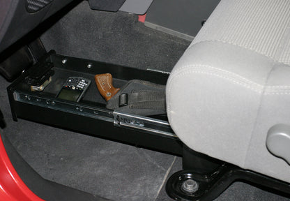 Front Driver Side Underseat Drawer - 07-18 Wrangjer JK 4-Door 2-Door w/o Flip Seat Black Products Tuffy Security-2