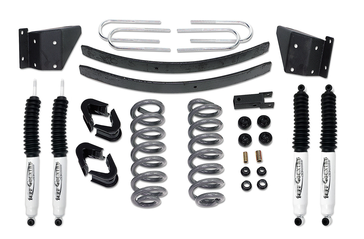 4 Inch Performance Lift Kit 73-79 Ford F150/78-79 Ford Bronco Fits Models with 3 Inch wide Rear Springs Tuff Country