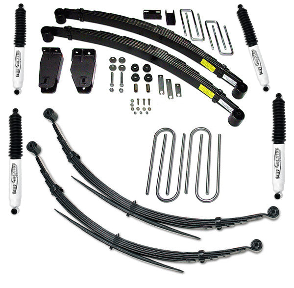 4 Inch Lift Kit 88-96 Ford F250 4 Inch Lift Kit with Rear Leaf Springs Fits Models with Diesel or 460 Gas Engine Tuff Country