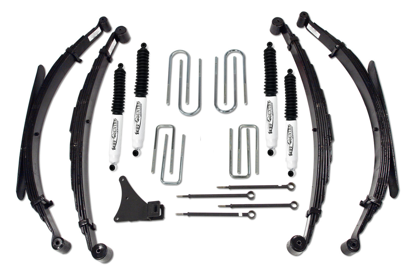 4 Inch Lift Kit 1986-97 Ford F350 4x4 Standard & Crewcab - 4 Inch Lift Kit with Rear Leaf Springs Tuff Country