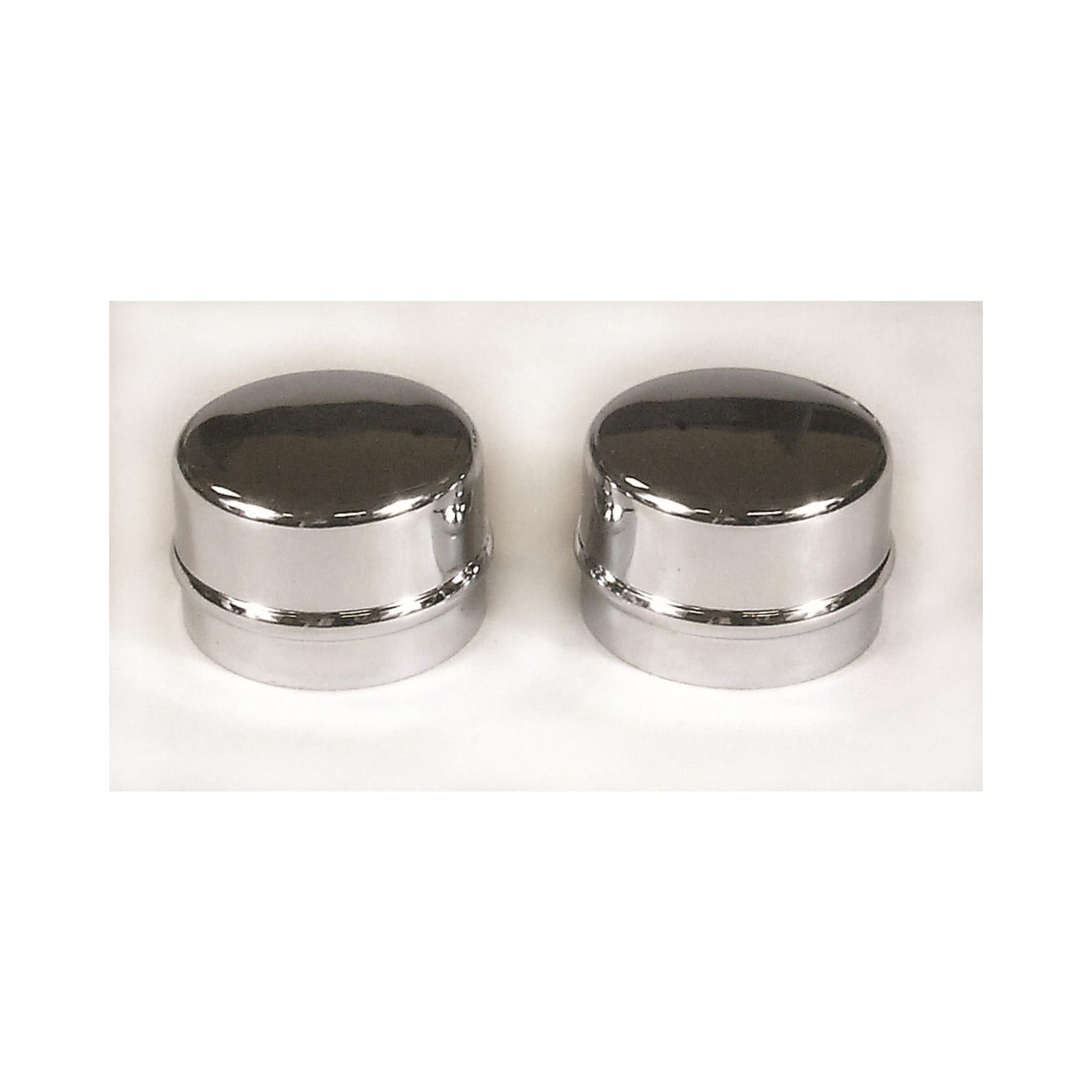 Chrome Dust Caps 1.790 Inch diameter Mr Gasket