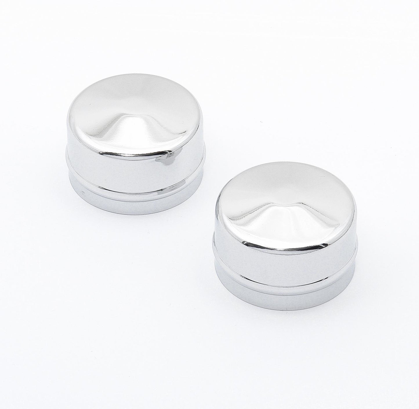 Chrome Dust Caps 2.08 Inch diameter Mr Gasket