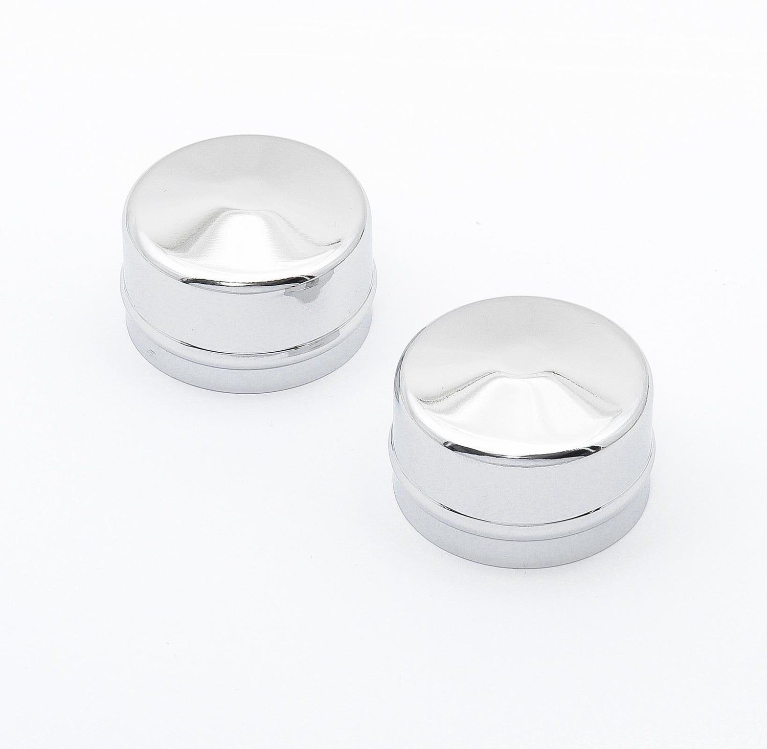 Chrome Dust Caps 2.08 Inch diameter Mr Gasket