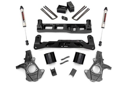 5 Inch Suspension Lift Kit w/N2.0 14-18 Silverado/Sierra 1500 2WD Aluminum/Stamped Steel Rough Country-1