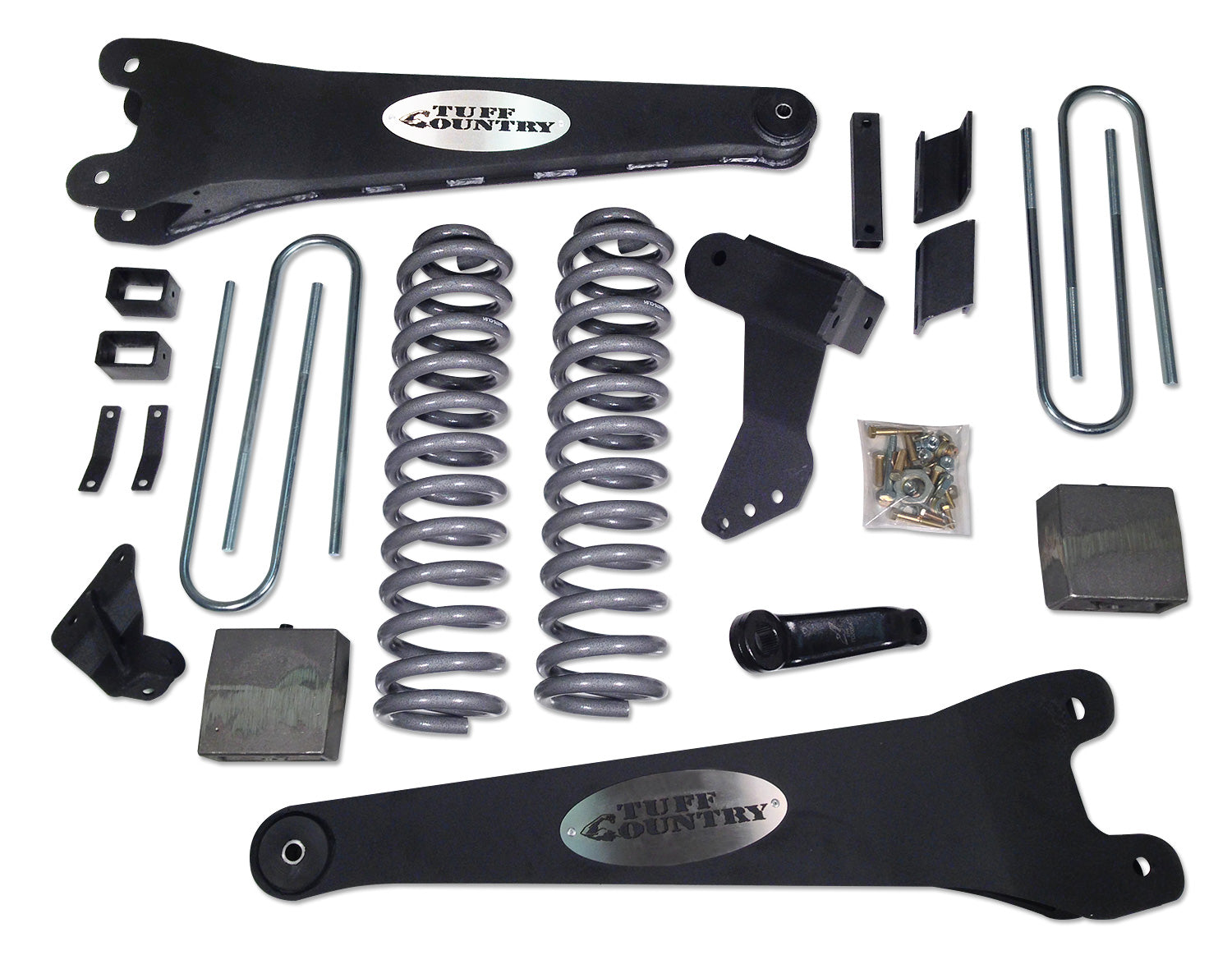 4 Inch Lift Kit 17-19 Ford F250/F350 Super Duty 4x4 w/Diesel Engine Tuff Country-1