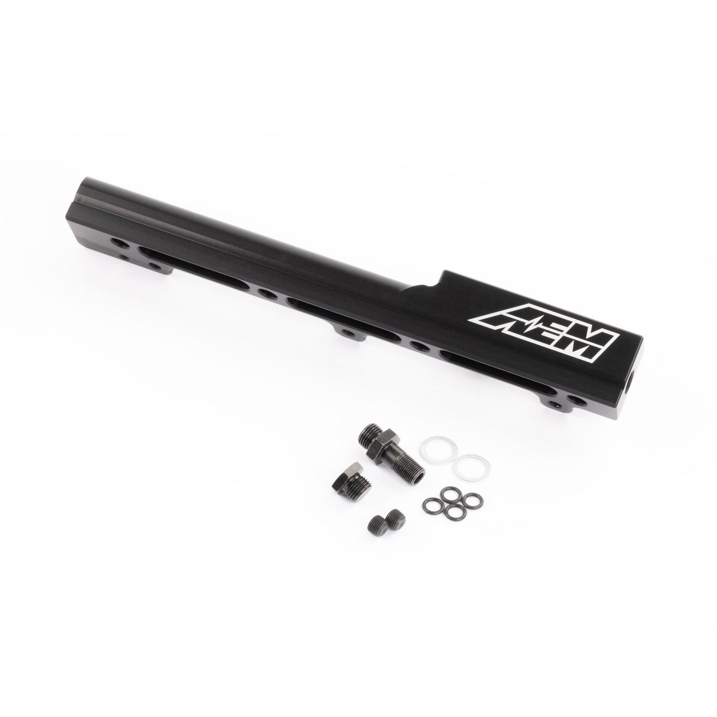High Volume Fuel Rail. Black. Honda Fits Honda B16A2 and B16A3 AEM Electronics-1