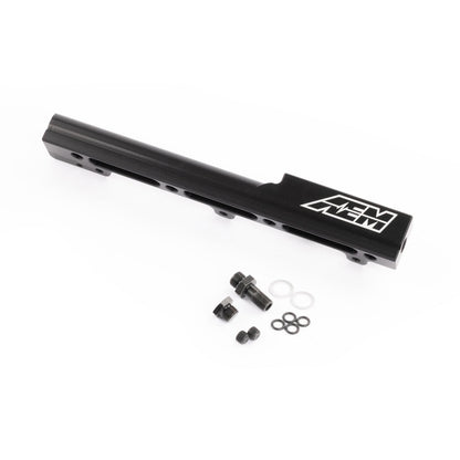 High Volume Fuel Rail. Black. Honda Fits Honda B16A2 and B16A3 AEM Electronics-1