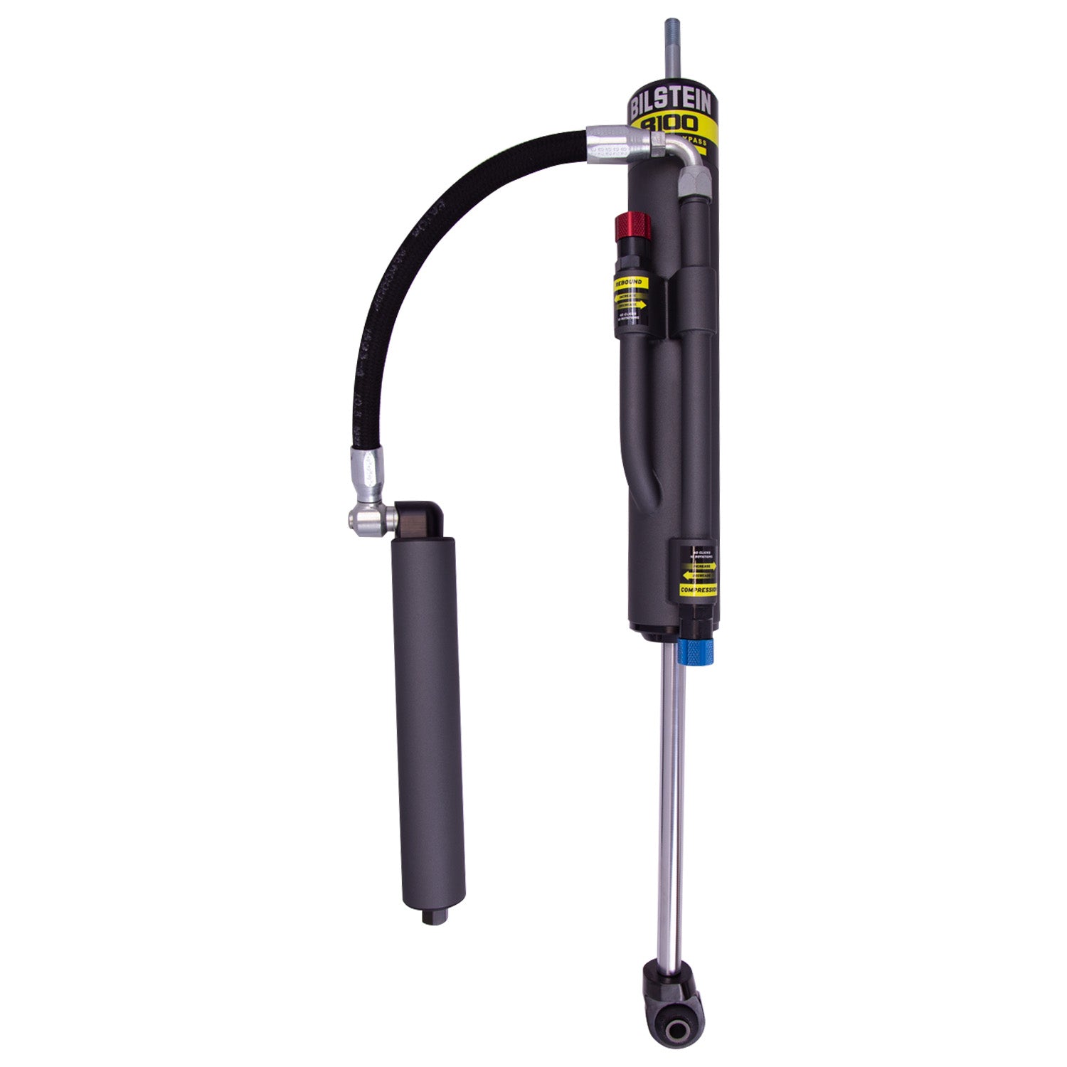 Suspension Shock Absorber Front Left Monotube Jeep Wrangler 2017-2007 Wrangler JK 2018 B8 8100 (Bypass) Bilstein-2