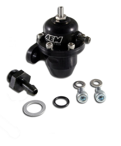 Adjustable Fuel Pressure Regulator Fits Acura/Honda B16A 2/3 B18 B1/C/C5 B20A5/B21A1 F22 A1/A4/A6 (must use Fuel Rail) D15 B7/B8/Z1 D16Z6 AEM Electronics-3