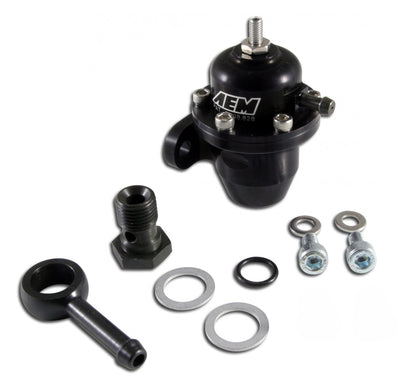 Adjustable Fuel Pressure Regulator Fits Acura/Honda B17A1/B18A1 C30A1/C32 B1/A6 D15B6/D16A 1/6 G25A 1/4 H22A1/H23A1 (must use Fuel Rail) AEM Electronics-8